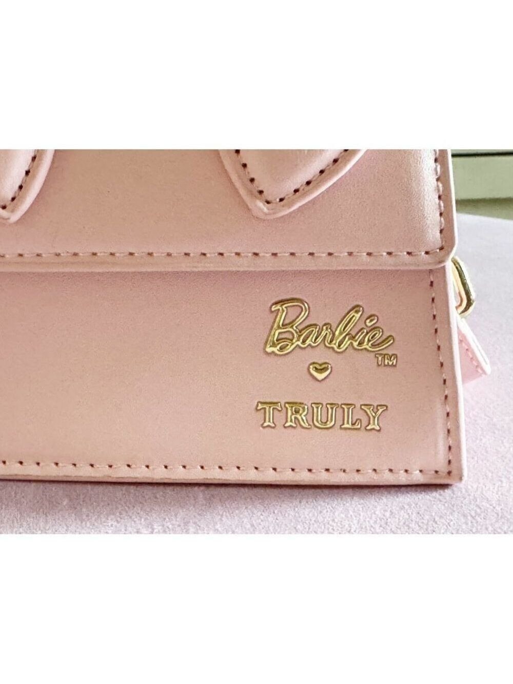Barbie Mini Purse by Truly Crossbody Blush Pink Adjustable Straps - Picture 2 of 8